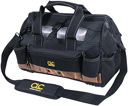 CLC Custom Leathercraft 1534 16 pol. Bolsa com bandeja de plástico superior, 23 bolso
