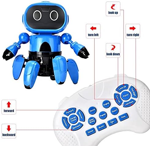 DRFEIFY RC ELECTREL ROBOT Toy, suporta 5 modos