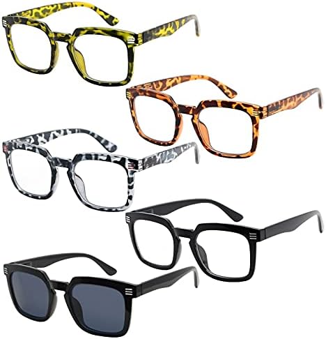 Eyekepper 5 -Pack Reading Glasses for Women Reading - Ladies Leitors +3.00
