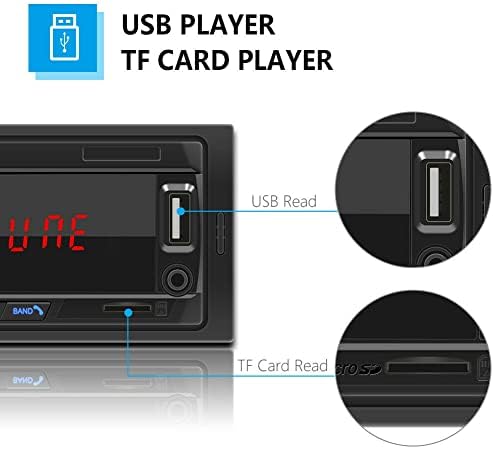 Carro estéreo Audio Automotivo Bluetooth com cartão USB TF FM Radio Mp3 player PC Tipo: 12pin -1028