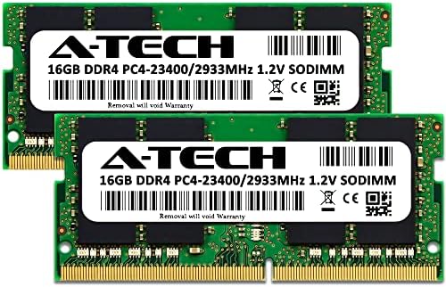 Kit de RAM de 32 GB de A-Tech para Lenovo ThinkBook 15p IMH DDR4 2933 MHz PC4-23400 Não ECC não-ECC SODIM