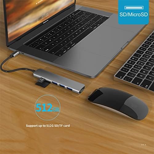 N/A USB 3.1 Tipo-C Hub para adaptador HDMI 4K Thunderbolt 3 USB C Hub com Hub 3.0 TF SD SLOT