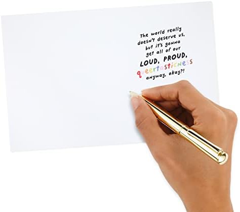 Hallmark Good Mail Pack de 2 cartões de orgulho ou amizade