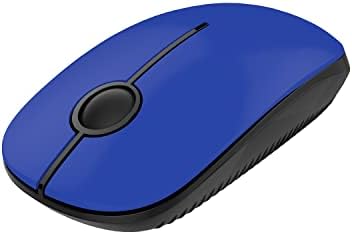 Mouse sem fio Slim, ratos sem fio 2.4g com ratos ópticos portáteis de receptor nano para notebook, PC, laptop, computador, MacBook - Panda