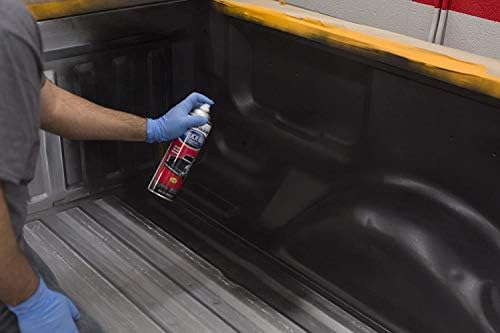 OLEUS RURS 248914-6PK Spray de revestimento de cama de caminhão automotivo, 15 oz, preto, 6 pacote e 241526 Grip de conforto,