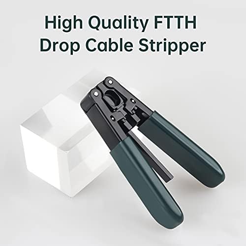 Stripper de cabo de gota de fibra óptica para cabos de queda de FTTH, decapagem de alicate para cabo óptico isolado