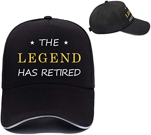Chapéu aposentado de beisebol, suprimentos de festa de aposentadoria, presentes de aposentadoria para a mãe pai chefe - The Legend