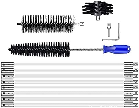 Kit de bastão rotativo da chaminé de chaminé de liyun chimney, kits de ferramentas de limpeza varrendo com nylon flexível