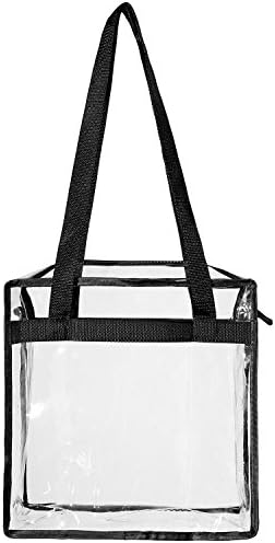 Bagail Clear Bags Stadium aprovado pela sacola transparente com zíper para o fechamento de ombro do Mensageiro Crossbody