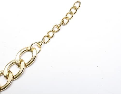 Jegtew Gold Silver Silver Link Chain Chain Collar, identificação de identificação de gola de estimação para cães pequenos