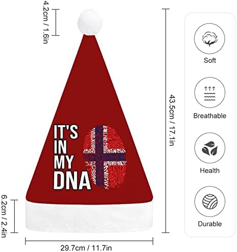 Está na minha bandeira de DNA Noruega chapéus de natal a granel Hats chapéu de natal para férias