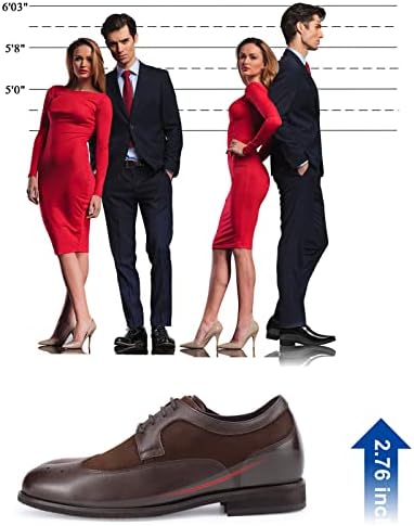 CAMARIPA HOMEM HOMEL ALTUMENTE AULTAÇÃO SAPATOS DE ELEVATOR TUXEDO SAPATOS DE VESTIO