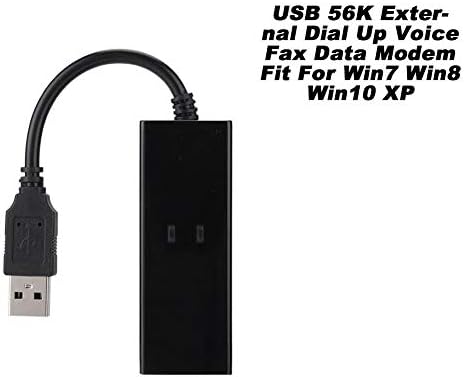 LIYEEHAO 14,4 KBPS MODO FAX USB 2.0 Especificação 56K Speeds de download Speeds Quick Connect Data Fax Modem, modem externo de 56k, para Windows 98 SE Vista
