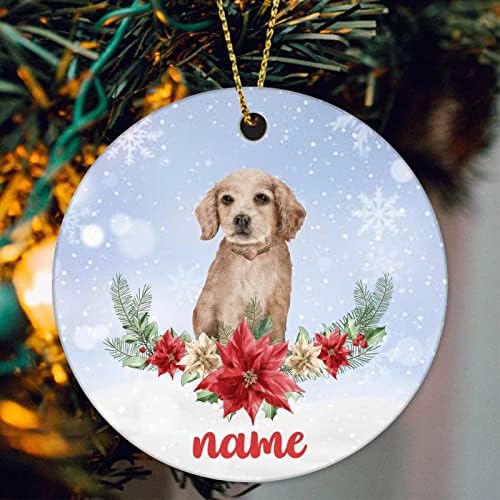 Ornamento personalizado com ornamento personalizado para cães para cães para animais de estimação do proprietário de animais