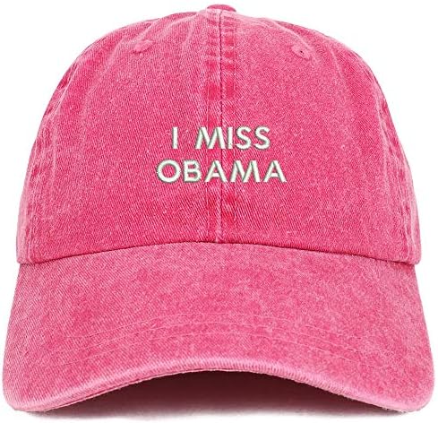 Loja de vestuário moderna, sinto falta de Obama bordou a tampa de baixo perfil lavada