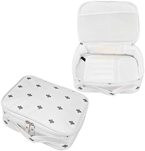 Bolsa de higiene pessoal de viagem, bolsa universais de nylon à prova d'água durável Design de moda multifuncional portátil