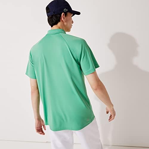 Lacoste Men's Sport Short Ultra Dry Raglan Sleeve Polo Shirt
