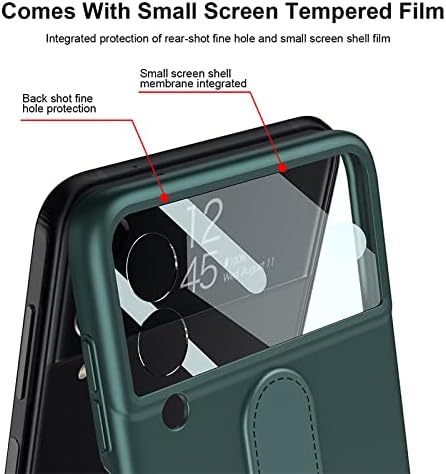 DuGros para Samsung Galaxy Z Flip 3 Case para Galaxy Zflip3 Capa protetora Caixa de telefone à prova de choque para Sumsung Zflip 3 dobras 3 estojo, 03, prata, para Galaxy Z Flip 3