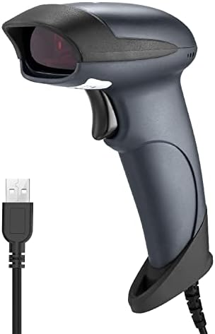 Zacoora 1D Scanner de código de barras do laser USB Código de barra de mão usb Wirdld Código de barras Reader Ergonomic