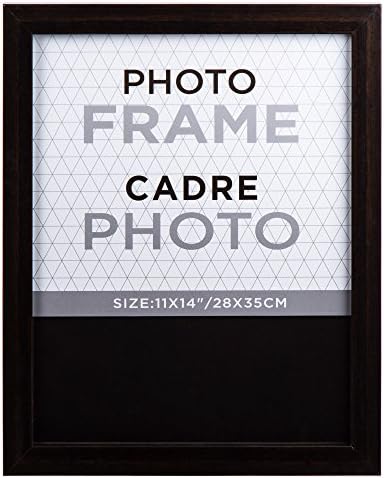 Truu Design Play Modern-contemporary Classic Wall Picture Frame, 11 x 14 polegadas, marrom escuro marrom