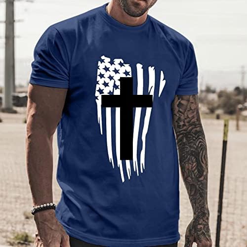 RCESSD 1776 Camisas do Dia da Independência para Men Summer Beach Leve Shirts Starts e Stripes Camisetas patrióticas para homens