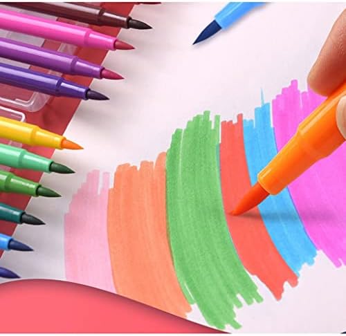 Sdgh 36-48 coloridas laváveis ​​marcadores de arte aquarela escova caneta para periódicos canetas pintando suprimentos