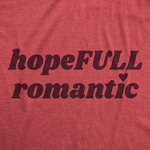 Mens esperefull camiseta romântica engraçada