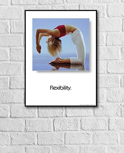 Flexibilidade de 18 x 24 Poster de ioga laminado