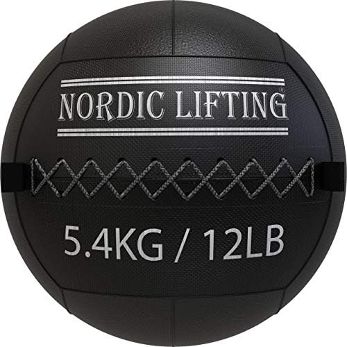 Bola de parede de elevação nórdica 12 lb pacote com sapatos Megin Tamanho 9.5 - Azul