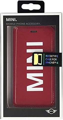 Mini Cooper 'Mini' Booktype Case para iPhone 6/6s - Vinil Red