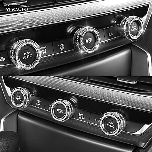 Yfrauto Bling Metal Decals para 2018 2019 2020 2021 Honda Accord Acessórios de 10ª geração Accord bling acessório AC