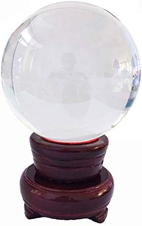 Zamtac 50mm 1pcs colorido de cor de cristal de cor de decoração de decoração de vidro esfera de vidro bola de vidro -