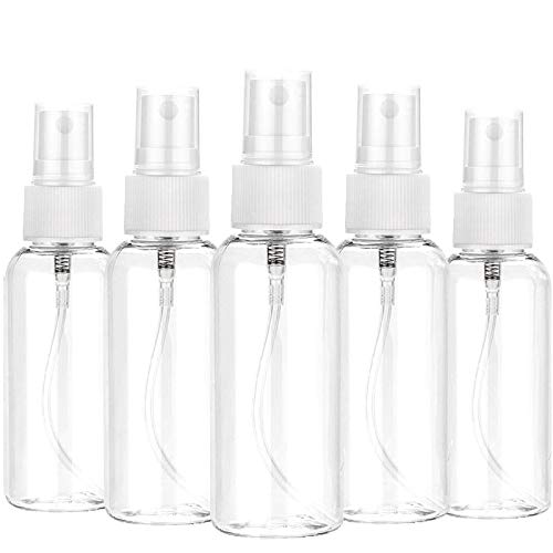 3/5/10pcs recarregável 10ml 30ml 50ml 60ml 100ml Clear Pet Plástico Garraqueiro portátil de perfume vazio Garrafas de perfume