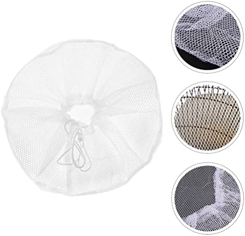 Zerodeko redonda de pó de pó de proteção de pó de proteção elétrica para fã para fãs de segurança lavável Proteção do ventilador Tampa branca 50cm* 50cm* 0,2cm