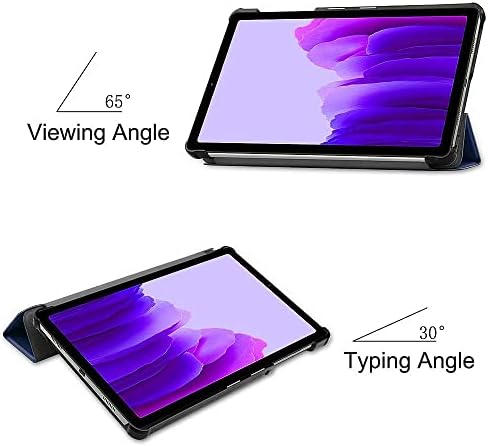 Saharacase Tri-Fold Folio Case para Samsung Galaxy Tab A7 Lite [pára-choque à prova de choque] Couro acidentado Antislip