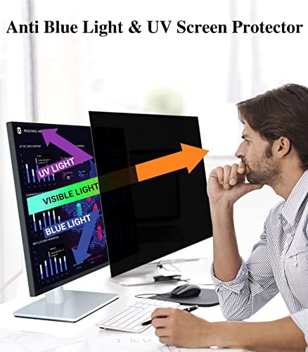 Tela de privacidade de 32 polegadas de 32 polegadas para o monitor de computador Widescreen - Easy Removable Screen Shield