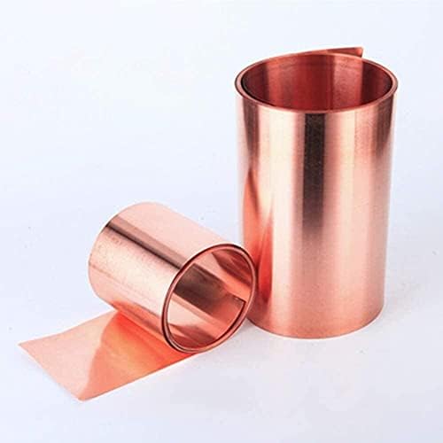 Nianxinn Capper Felf Metal 99,9% Cu placa de papel alumínio fácil de ser cortada e soldada 0. 2 mmx300mmx1m folhas de