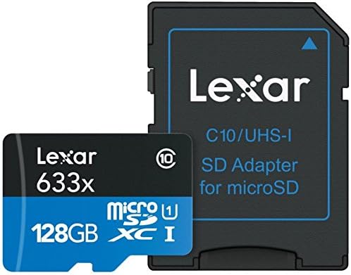 Lexar High-Performance 633x MicrosDXC UHS-1 Card, 128 GB