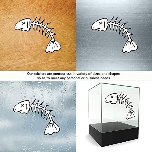 Decalques adesivos de peixe anatomia da vida marinha peixe debaixo d'água 24 x 19