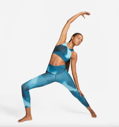 Nike Yoga Dri-Fit não acalento sutiã esportivo de pescoço alto