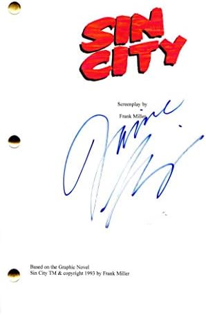 Jaime King assinou autógrafo - Sin City Full Movie Script - Frank Miller, Jessica Alba, Clive Owen, Mickey Rourke, Bruce Willis,