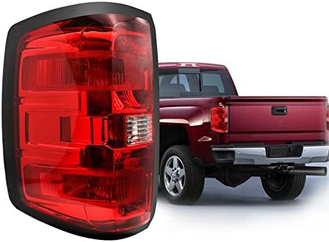 Montagem da luz traseira compatível com 2014 2015 Chevy Silverado 1500 2500HD 3500HD GMC Sierra 3500 HD Modelos duplamente