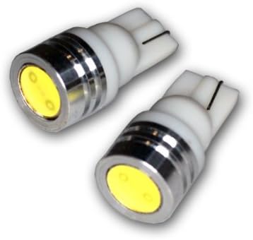 Tuningpros ledhmsl-t10-whp1 high stop lâmpadas de luz LED Bulbos T10, led de alta potência LED branco 2-PC Conjunto