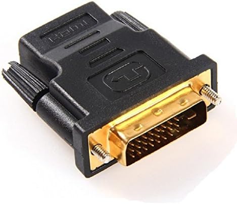 2PCS HDMI para DVI 24+1 Adaptador HDMI Feminino para DVI Conversor de cabo masculino para monitor de projetor HDTV
