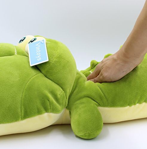 Vintoys adorável crocodilo Big Hugging Pillow Plush Brinqued Byled Animals 26.5