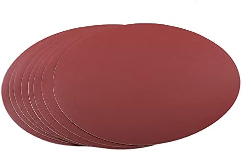 Utoolmart PSA Sanding Discs, lixa traseira adesiva de 12 polegadas, 120 grãos de lixadeira de óxido de alumínio,