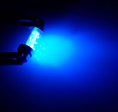 Tuningpros leduhl-39m-b9 sob lâmpadas LEDs de luz LED Festoon 39mm, 9 LED Blue 2-PC Conjunto