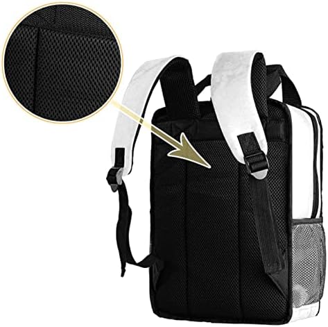 Mochila de viagem VBFOFBV, mochila laptop para homens, mochila de moda, impressão de mármore branca Art