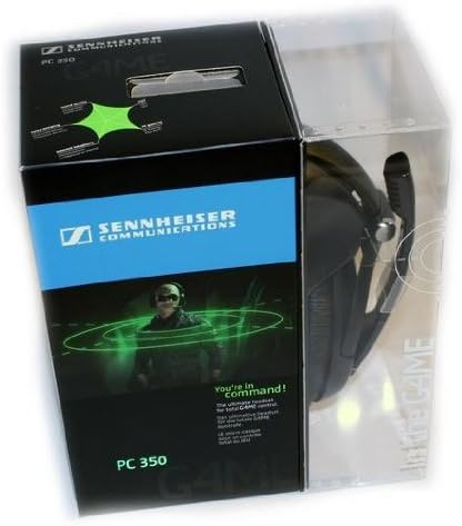 Sennheiser PC 350 fone de jogo de jogos dobráveis ​​com controle Vol e Microfone mudo