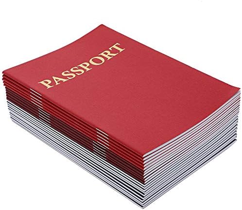 Notebooks de passaporte Conjunto em massa, revista de viagens em 4 cores